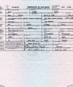 Buy Original Birth Certificates
