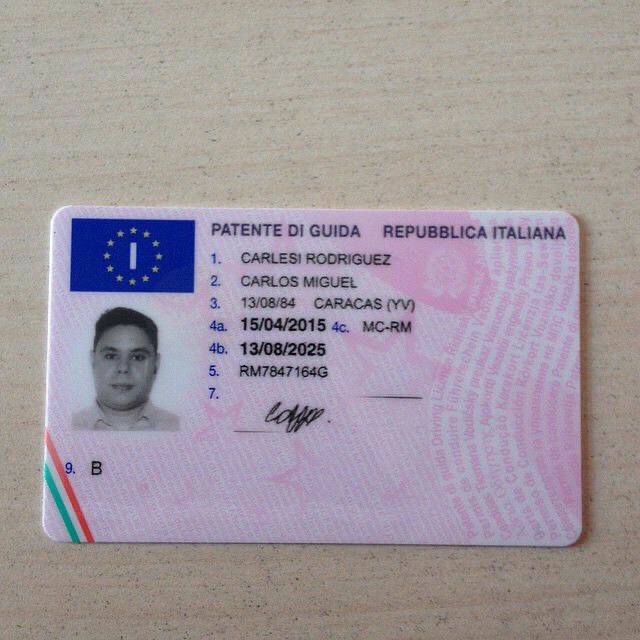 Buy registered Italian driver’s License