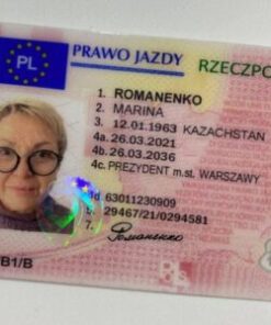 Buy registered Polish driver’s License